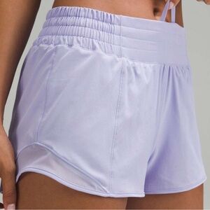 Lilac Ether Lululemon Hotty Hot Shorts Size 2 2.5”